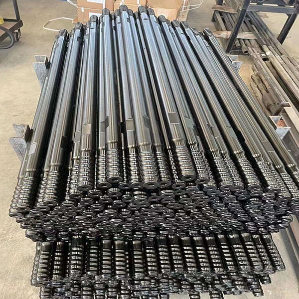 Top Hammer Rock Drilling Pipe Mining Machine Parts T45 Thread Extension Drilling Rod