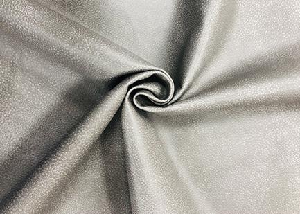 Quality Leather Effect  100% Polyester Felt Fabric Grey For Upholstery Projects Pillows for sale