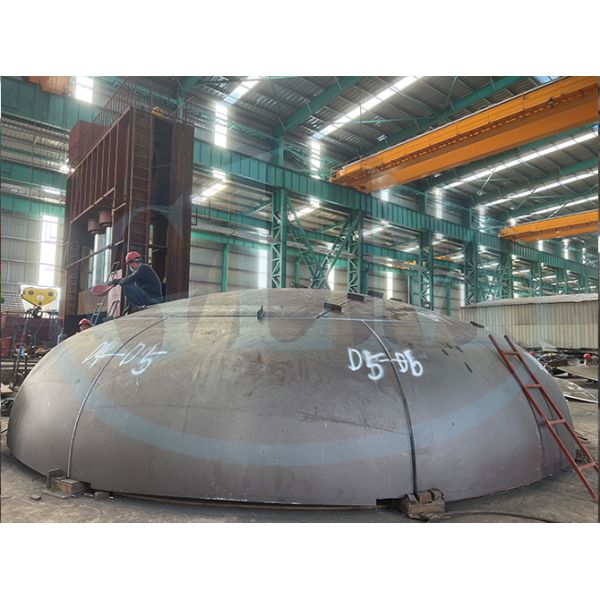 Stainless Steel LPG Spherical Storage Tank , Dish Head