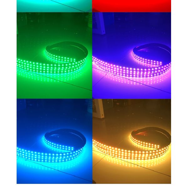 Colorful Voice Control Ambience Car Headlight Led Strip Decorative RF Rgb 5050
