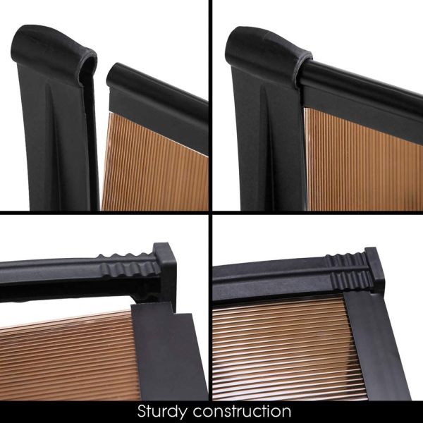 Washable Overhead 40" Door Window Awning Canopy