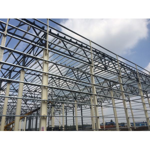 Metal Steel Structure Building Prefab Large Span Construction