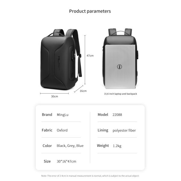 New bag laptop usb charging anti theft men waterproof bagpack backpack bag backpack for men