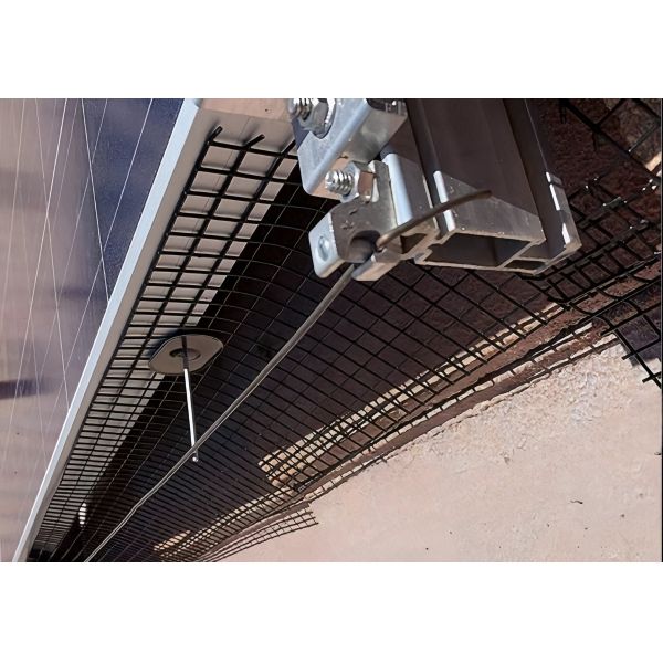 8 Inch 100ft Solar Panel Bird Mesh Roll Galvanized Steel Wire Material