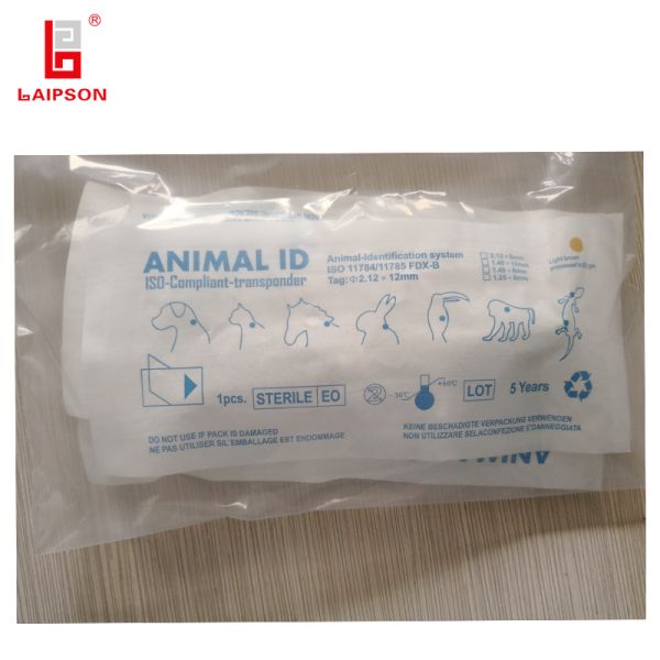 RFID Transponder Dog ID Chip Implant , Microchip Syringe RFID Injection FDX-B For Horses