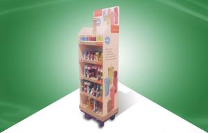 Buy cheap Strong Stable 5 - Shelf Cardboard Pos Display For Cups And Bottles product