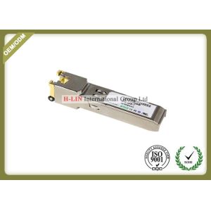 Small Form Pluggable Sfp Transceiver Module With Spring Latch 10base-T 100base