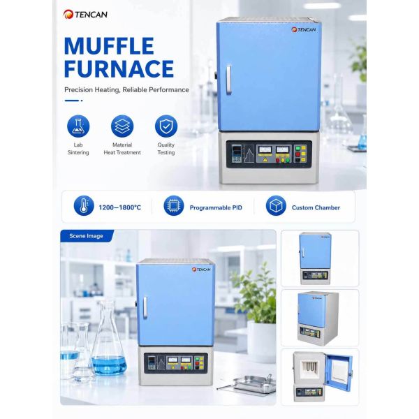 1700°C Lab Sintering Furnace Muffle Furnace for Ceramic Sintering and Thermal Processing