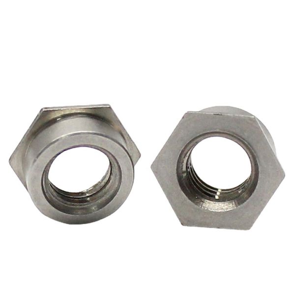 Customized Self Locking Hexagon Clinch Nuts Flush Mount Nuts Stainless Steel