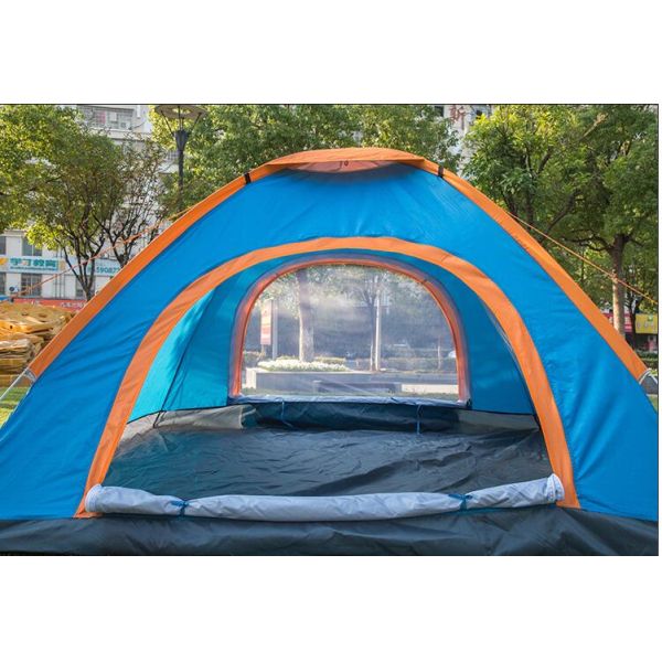 3 to 4 Person Single Layer 2 Doors Camping Tent Easy Set Up Camping Tent(HT6053)