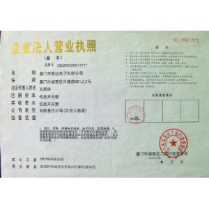 Xiamen Biogreen Tech Co.,Ltd. Certifications