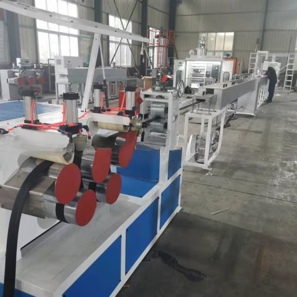 40-120 mm Fiber Reinforced Geo Strap Band Production Line with Machine Output 250-350 Kg/H