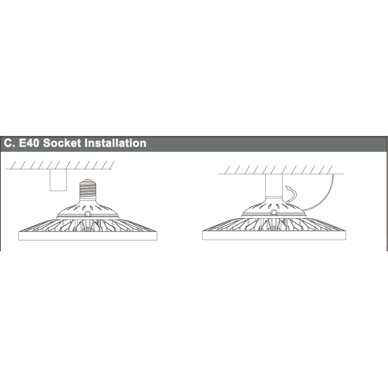 Dualrays 200W HB3 Eco Built-in Driver UFO High Bay 5 Years Warranty IP66 IK10