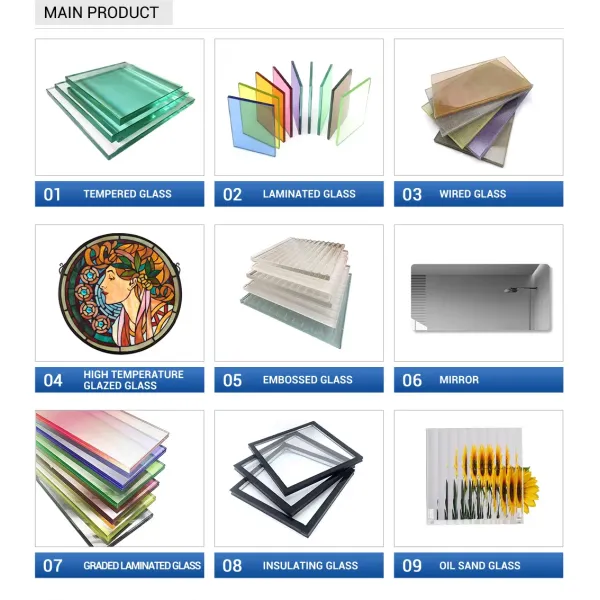 Showcase Decorative Glass Fireproof Stylish Patterned Glass Panels