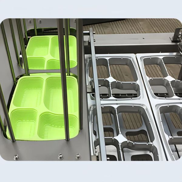 Automatic Fill Seal Packing Machine Dual Head Cup Filling Sealing Machine Temperature Control