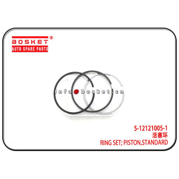 5-12121005-1 5121210051 Standard Piston Ring Set For ISUZU 6BD1