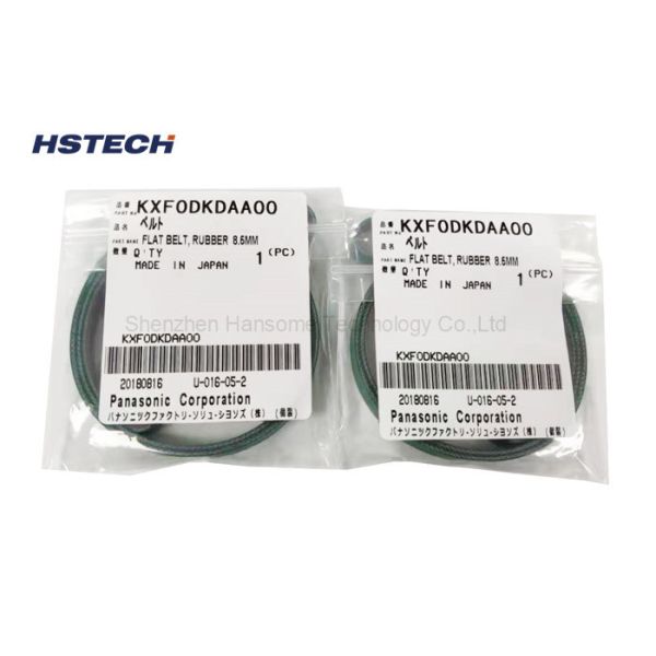 Green Color 8.5mm Thickness Rubber Material Panasonic SMT Machine Flat Belt