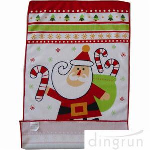 Buy cheap Custom Printed Microfiber Kitchen Towels Christmas Design Low Cadmium product