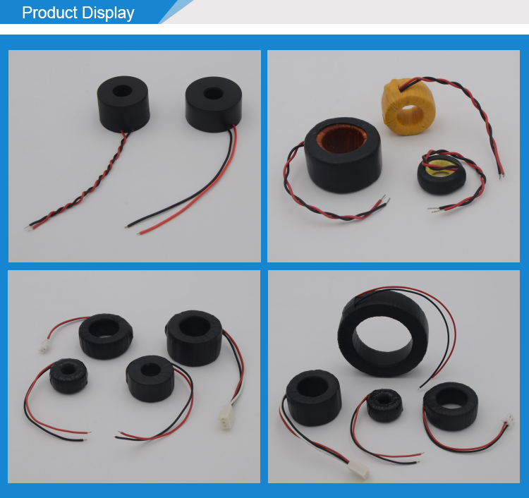 Zero phase current transformer 100Ω as required Coiled Silicon Steel Sheet