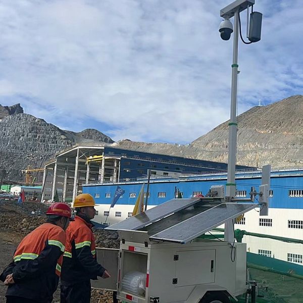 High Efficiency Mobile Lighting Tower Mining Solar Light Tower Portable Light Towers