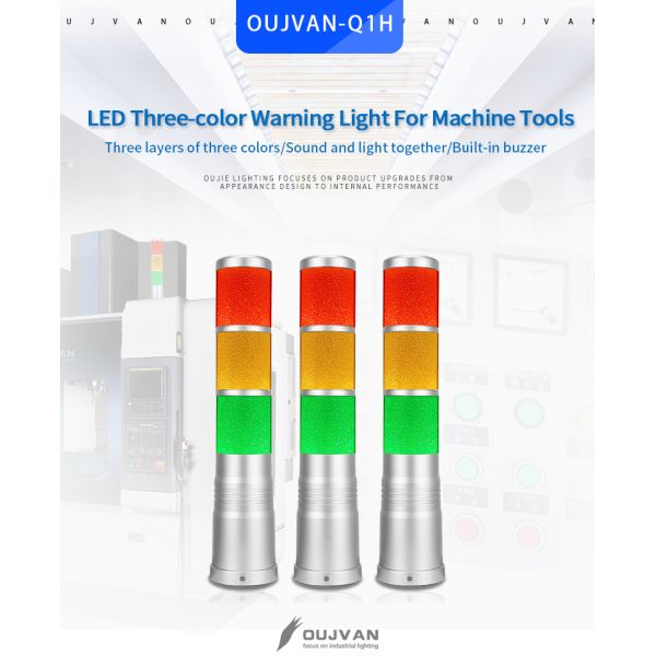 Customizable Tower Warning Light Easy Installation LED Stack Lights IP54 Rating