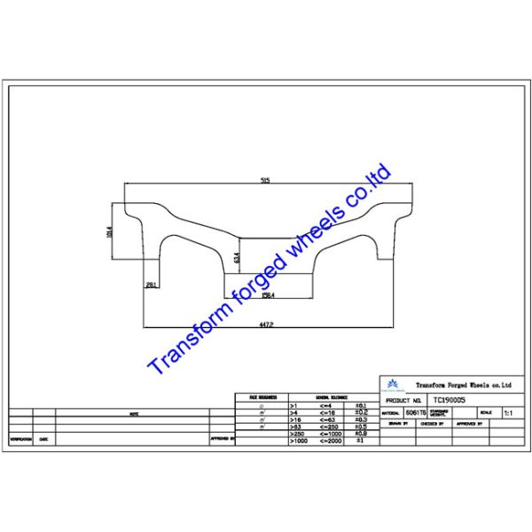 TC190005 19 inch forged center disk blanks