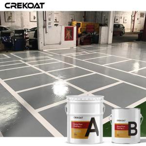 China Odorless Industrial Epoxy Floor Coating Self Leveling Concrete Floor Paint For Forklift Traffic on sale
