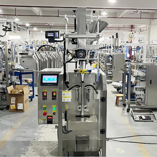Three Servo Pillow Bag Packing Machine 60 Bags Automatic Powder Filling Machine