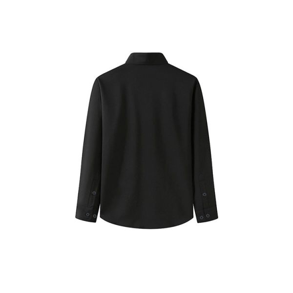Viscose/Polyester/Spandex Blend Latest Formal Long Sleeve Dress Shirt for Business Men