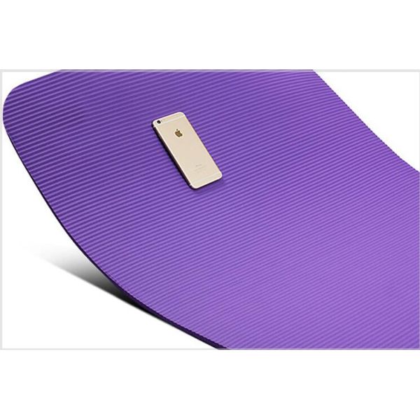 2016 Hot Sale Non Slip PVC Thick Yoga Mats With Carry Strap ,Available 10 Colors Choice,Eco-Friendly