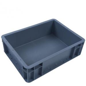 China 400X300X340mm Nestable Plastic Storage Box bin PE Moving Crate Stackable Foldable on sale