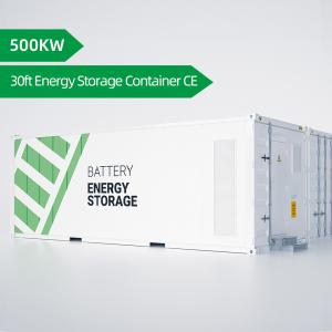 China 30ft CE Renewable Energy Storage Container Battery 500kw Lifepo4 Battery Container on sale