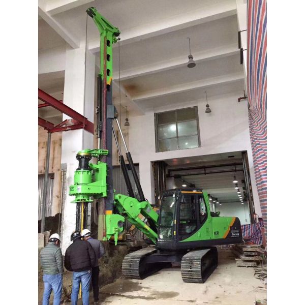 KR40A Speed Rotation 7-40 rpm Mini Piling Rig Torque 32/42 Kn.M