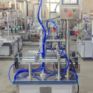 Continuous Automatic Capping Machine 750W Automatic Capping Equipment