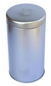 Buy cheap Plain Silver Tin Tea Canisters Dia80 x 55hmm , Awesome Tea Packaging Tin Box product