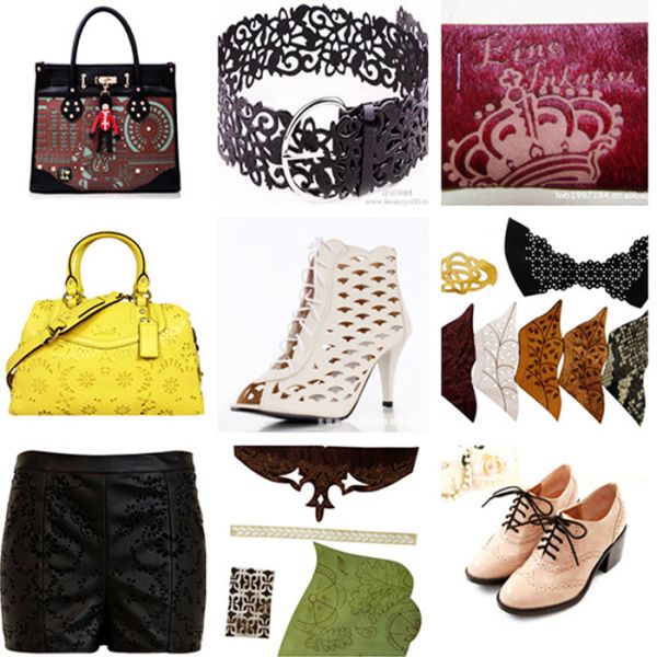 LGP Dots Dynamic CO2 Laser Marking Machine , Leather Laser Marking Machine