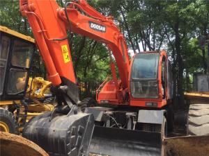 Buy cheap 12T weight Used Wheel Excavator Doosan DH140W-7 0.8 cbm with Original Paint product