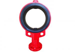 China Moulded And Vulcanized Rubber Valve Seat In Butterfly Valve Body , NBR Valve Seat on sale