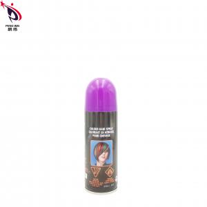 Buy cheap Nontoxic Tin Temporary Hair Dye Spray , Smudgeproof Purple Hair Color Spray product