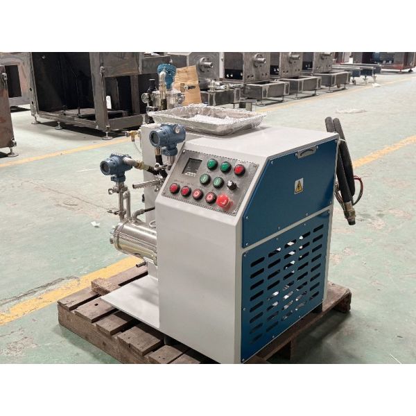 Laboratory Horizontal Pin Type Bead Mill / Sand Mill Machine 0.5L Capacity