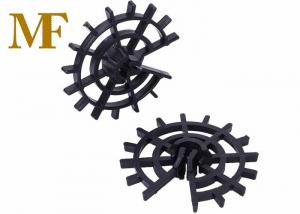 China Wheel Concrete Plastic Rebar Cage Spacers Position Reinforcement Cages ISO9001 on sale