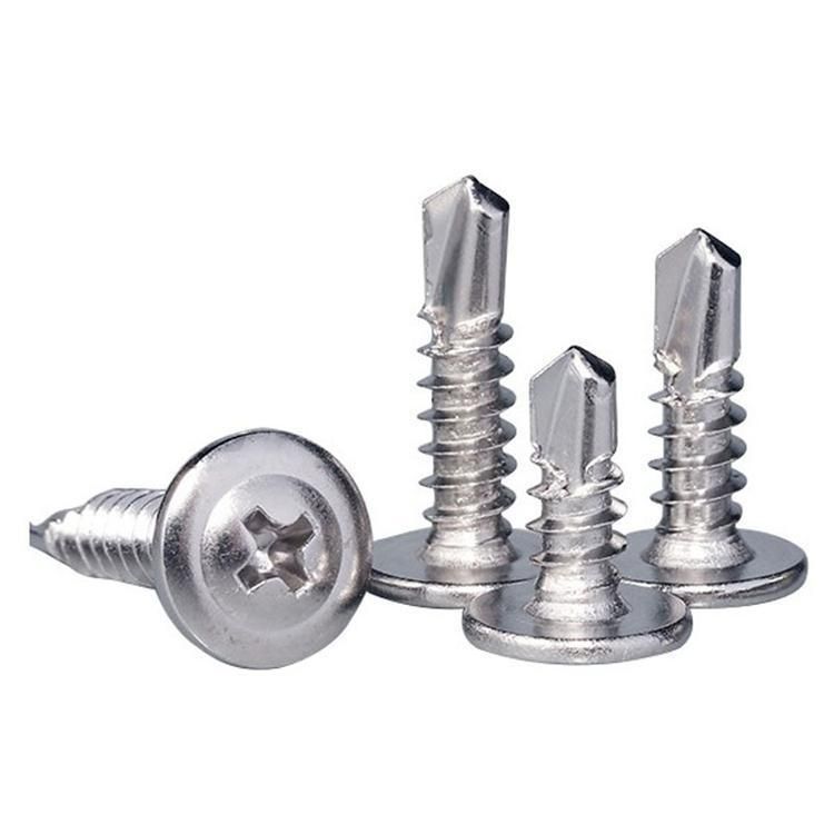Round Head OEM Screw Phosphated Drywall Self Drilling Screw Black