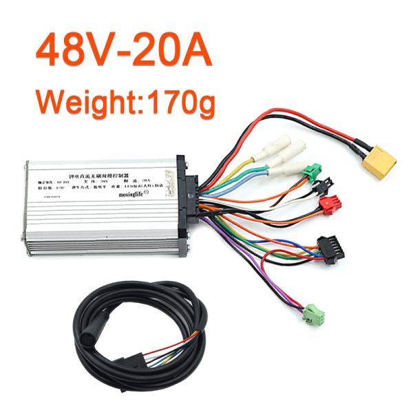 Speed Regulating Instrument 36v48v Governor Jh-01 No Hall Controller Screen Switch Throttle for Electric Scooter