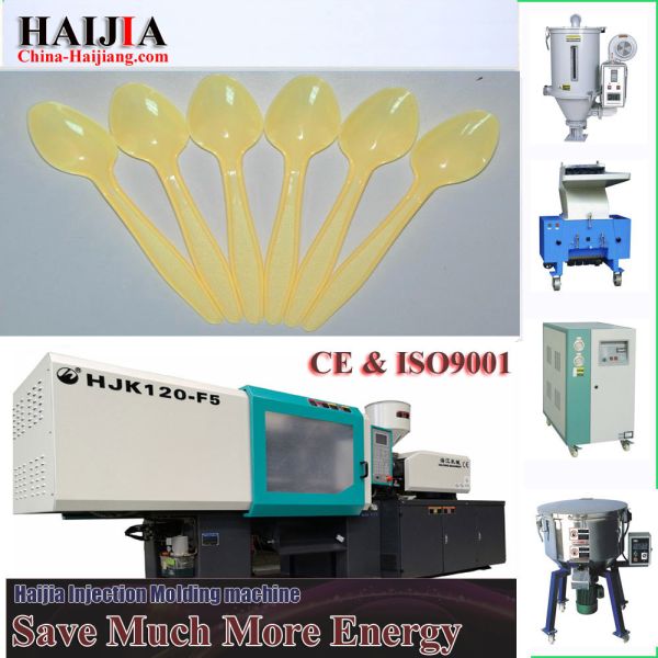 Quality Plastic spoon, plastic fork, plastic knife injection molding machine for sale