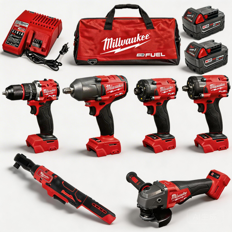 Household 9in1 Milwaukee Tool Set Outdoor Power Drill Set OEM