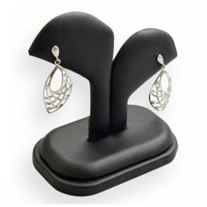 Logo Printed Earring Display Stands , Jewelry Display Holder With Paper Material Inside