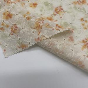 Buy cheap Printed Garment embroidered cotton net fabric Material MO4-LK010 product