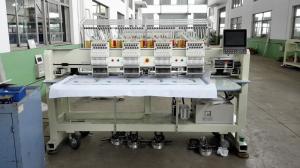 Buy cheap 50 / 60Hz Flat Bed / Cap Embroidery Machine , 3d Embroidery Machine With Germany Engineering product