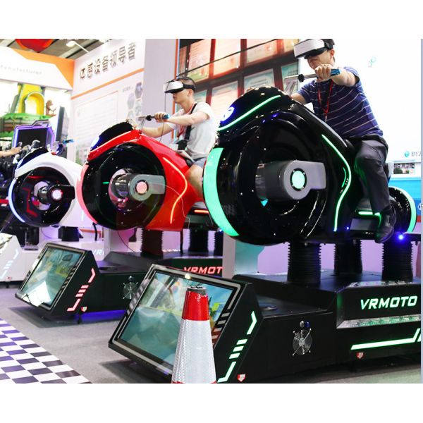 Racing Roller Coaster 9D VR Chair VR Remote Movie Power For Shopping Mall