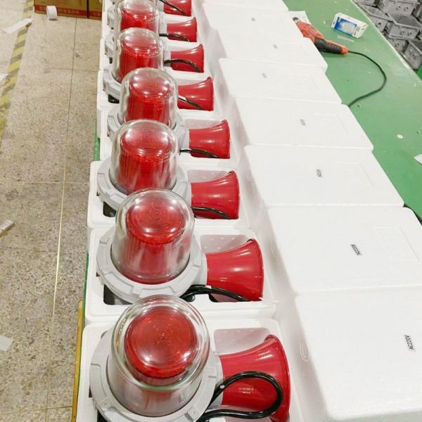 Hazardous Area 180db Beacon Lighting Bedside Lamps Explosion Proof Strobe Sounder Lights